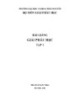 Bài giảng Giải phẫu học (Tập 1)