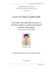 Luận văn thạc sỹ khoa học: Nén ảnh sử dụng biến đổi Wavelet và ứng dụng trong các dịch vụ dữ liệu đa phương tiện di động