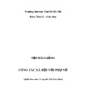 Bài giảng Công tác xã hội phụ nữ