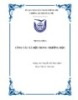 Tập bài giảng Công tác xã hội trường học - Nguyễn Thị Thúy Hạnh