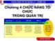 Bài giảng Quản lý đại cương: Chương 4 - ĐH BK Hà Nội
