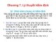 Bài giảng Xác suất thống kê - Chương 7:  Lý thuyết kiểm định
