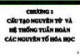 Bài giảng Hóa đại cương: Chương 1 - Nguyễn Văn Hòa