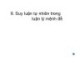 Bài giảng Luận lý Toán học (Mathematical Logic): Chương 2 (phần 2) - Nguyễn Thanh Sơn