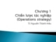 Bài giảng Quản trị tác nghiệp: Chương 1 - TS. Nguyễn Thành Hiếu