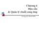 Bài giảng Quản trị tác nghiệp: Chương 6 - TS. Nguyễn Thành Hiếu