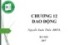 Bài giảng Vật lý 1 - Chương 12: Dao động