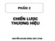 Bài giảng Quản trị thương hiệu - Chương 2: Chiến lược thương hiệu