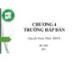 Bài giảng Vật lý 1 - Chương 4: Trường hấp dẫn