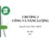 Bài giảng Vật lý 1 - Chương 3: Công và năng lượng