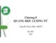 Bài giảng Vật lý đại cương 2 - Chương 8: Quang học lượng tử
