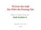 Bài giảng Tổ chức sản xuất sản phẩm đa phương tiện: Quản lý phạm vi