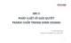 Bài giảng Lý luận pháp luật: Bài 5 - TS. Vũ Phương Đông