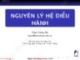 Bài giảng Nguyên lý hệ điều hành: Chương 3 - Phạm Đăng Hải