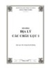 Bài giảng Địa lý các châu lục 1