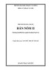 Bài giảng Hán nôm II