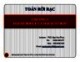 Bài giảng Toán rời rạc: Chương 6 - Dr. Ngô Hữu Phúc