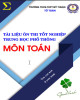 Tài liệu ôn thi tốt nghiệp trung học phổ thông môn Toán
