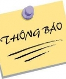Thông báo về việc thu hồi giáo trình Thư viện